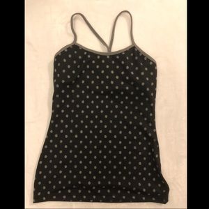 Lululemon 🍋 Polka Dot Power Y Tank Size 6
